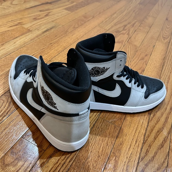 Jordan Black and White High-Top Sneakers